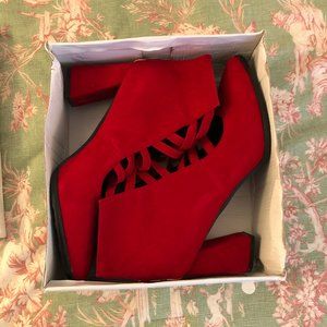 Aisun Red Pointed Pumps Size 13